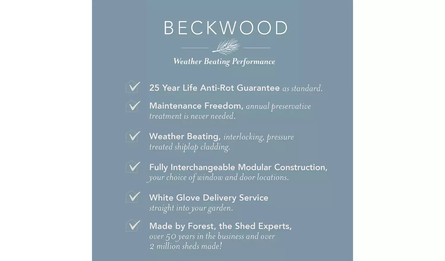 Forest Beckwood Shiplap 2 Windows Pent Shed - 7 x 5ft