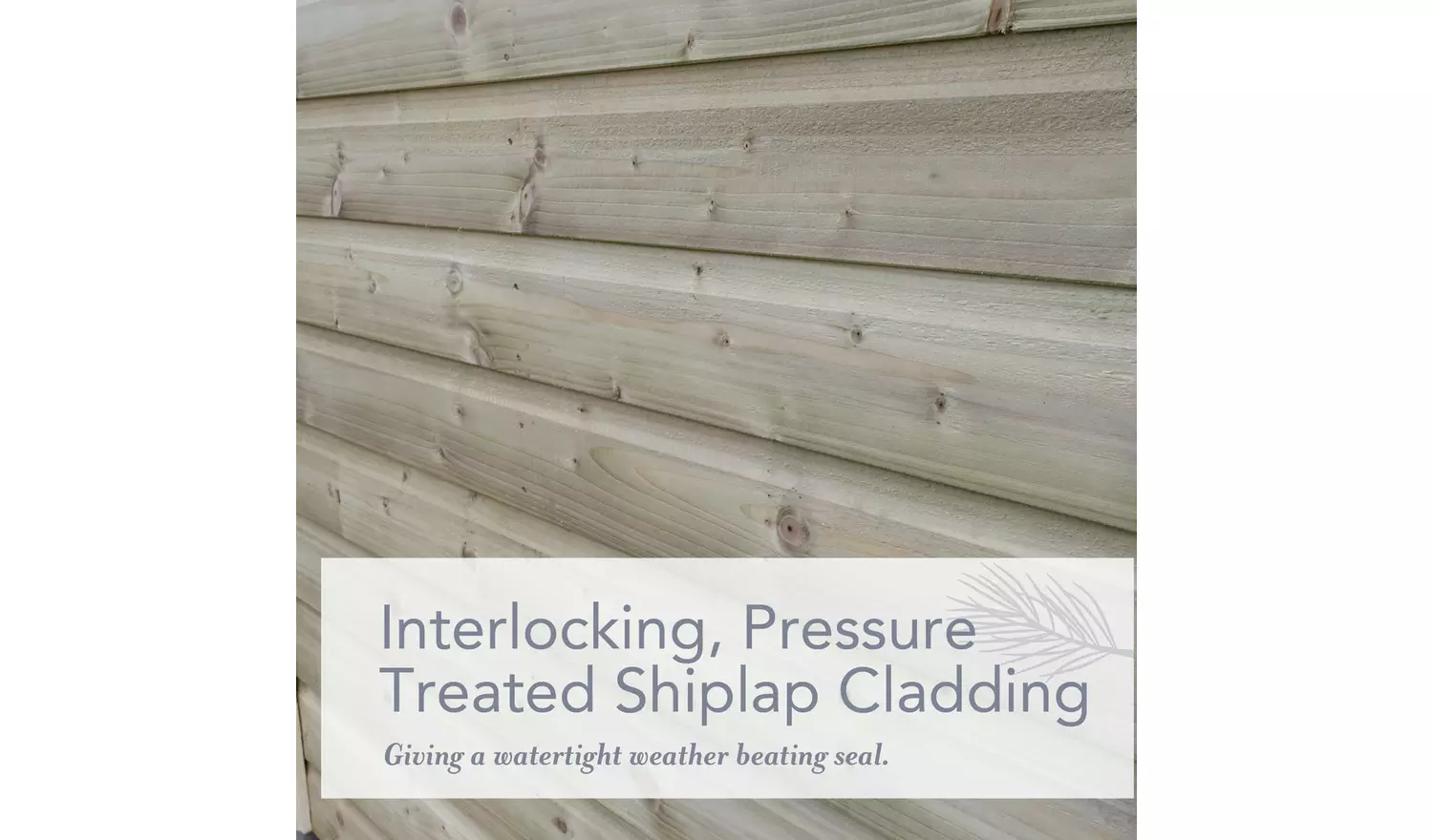 Forest Beckwood Shiplap Windowless Apex Shed - 4 x 6ft