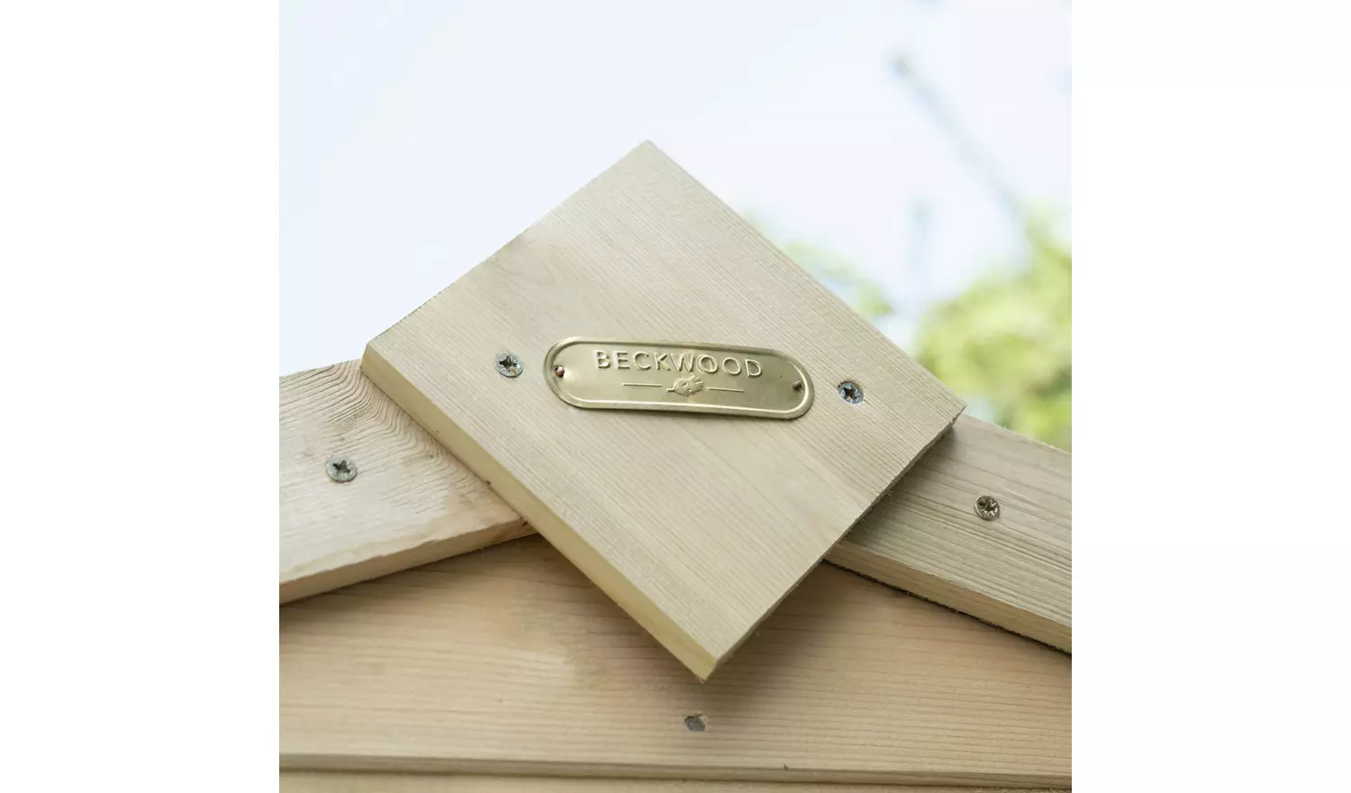 Forest Beckwood Shiplap Windowless Apex Shed - 4 x 6ft