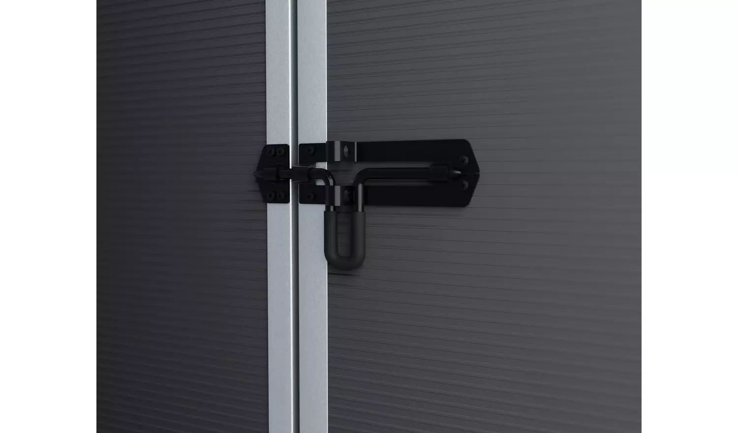 PalramCanopia Rubicon Plastic Grey Garden Shed - 6 x 5ft