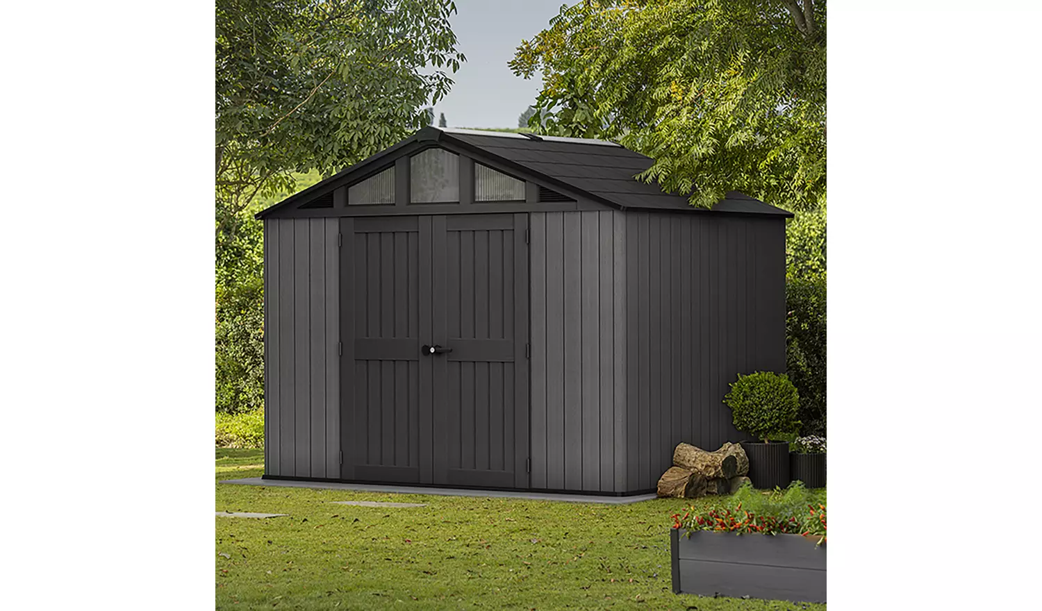 Keter Stronghold Outdoor Storage Shed 10 x 8ft