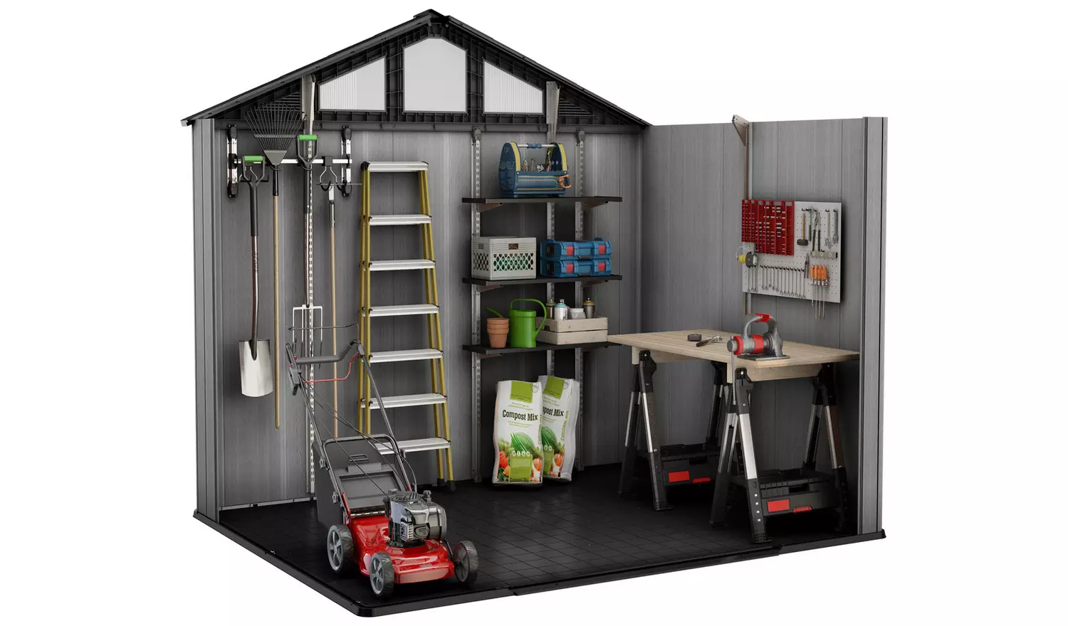 Keter Stronghold Outdoor Storage Shed 10 x 8ft