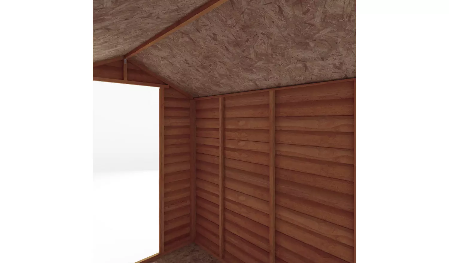 Mercia Wooden Overlap Windowless Shed 7 x 5ft