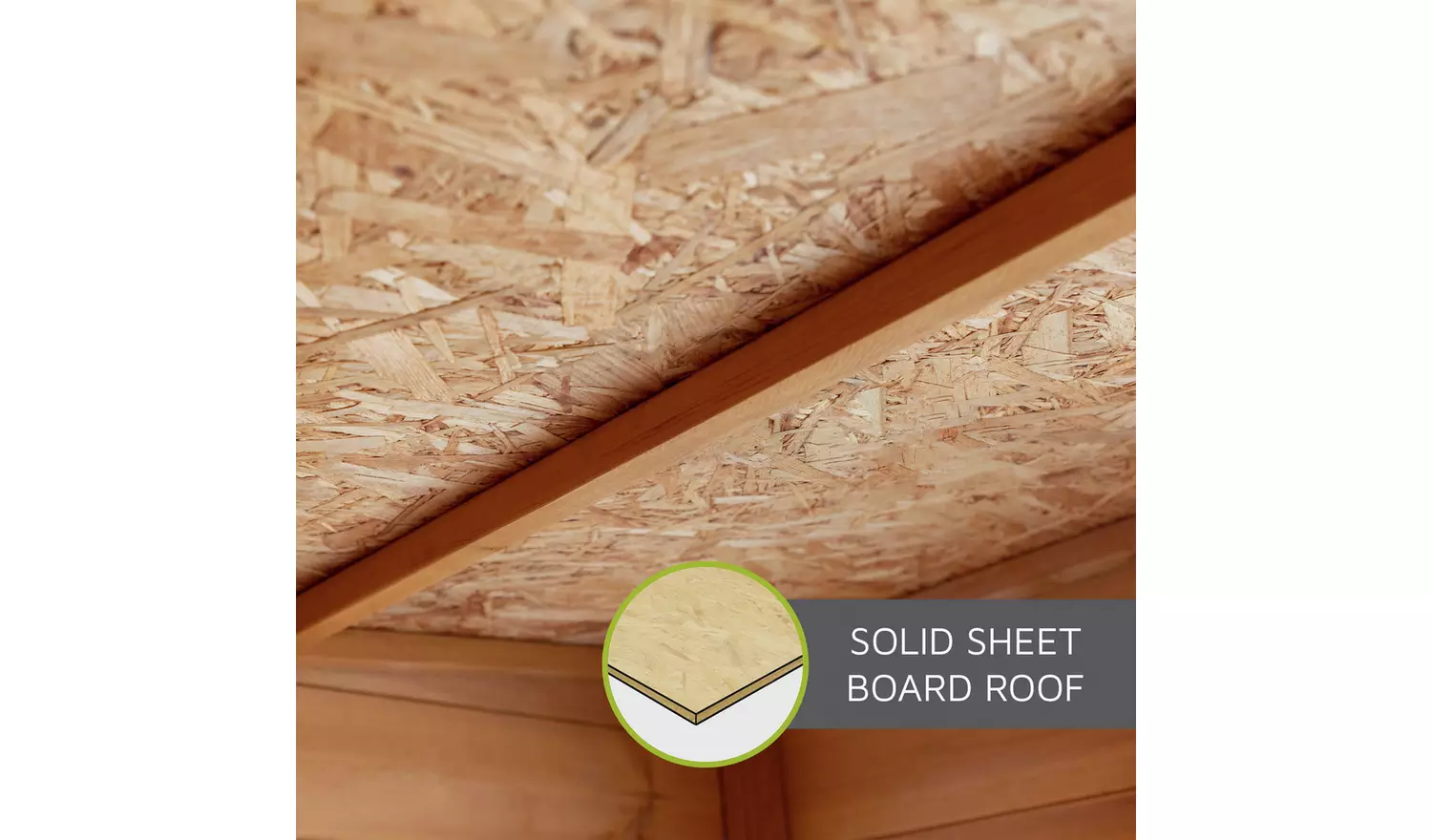 Mercia Wooden Overlap Windowless Shed 7 x 5ft