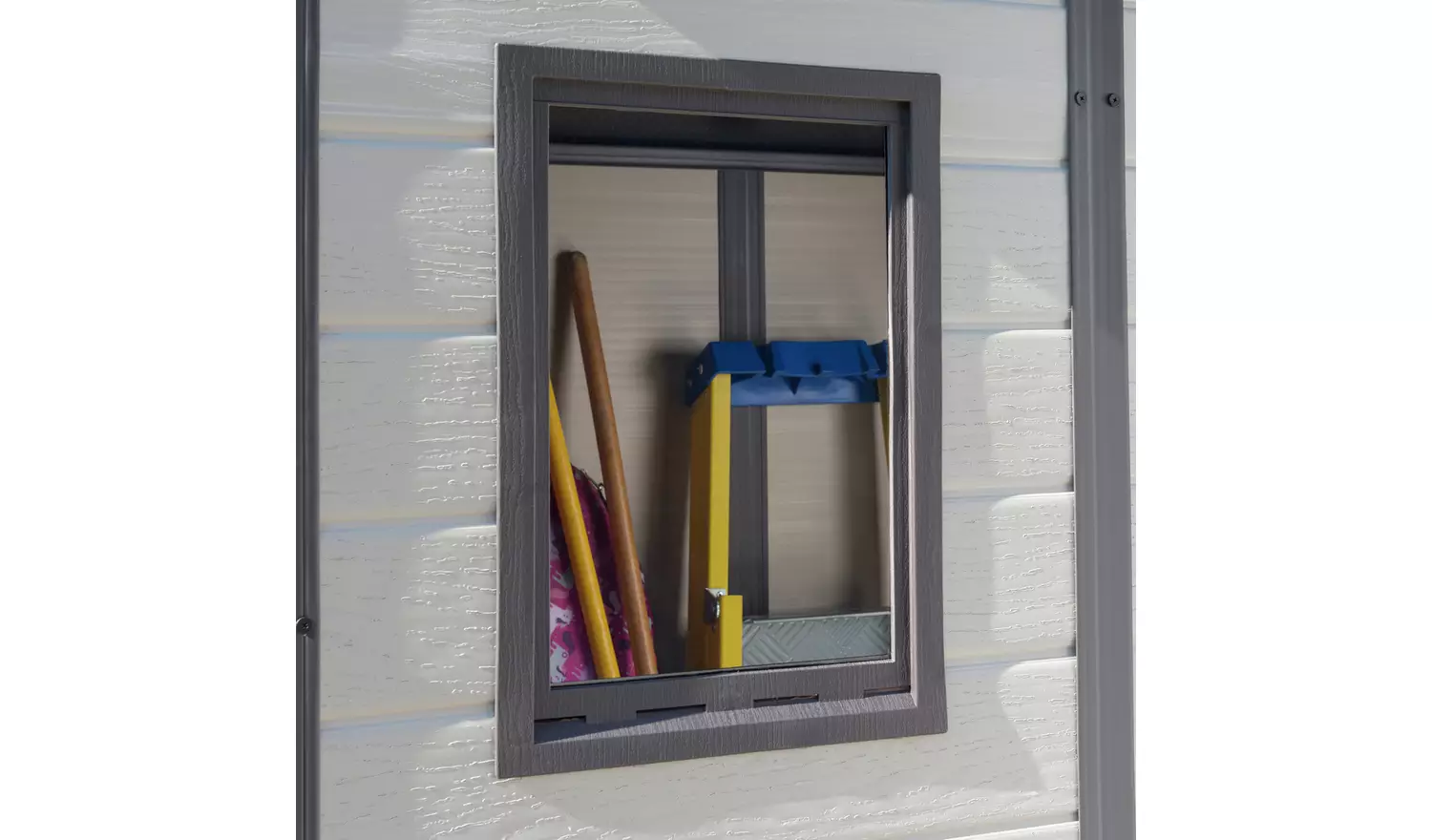 Keter Manor Pent Outdoor Garden Storage Shed 6 x 6ft - Brown