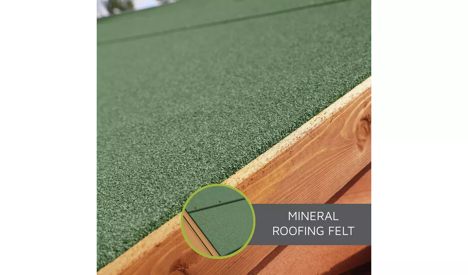 Mercia Shiplap 2 Glazed Windows Apex Shed - 6 x 4ft