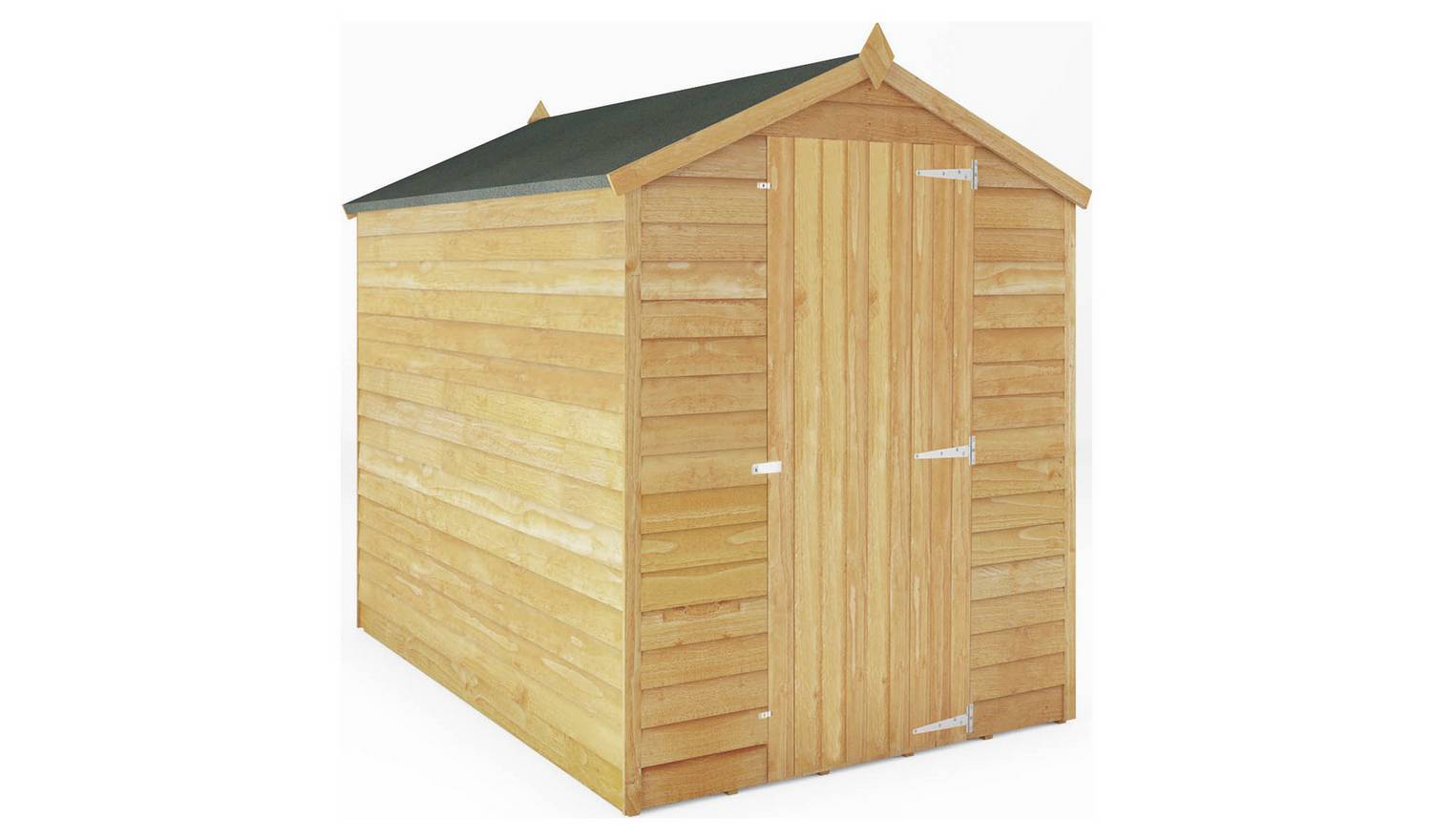 Mercia Wooden Overlap Windowless Shed 7 x 5ft