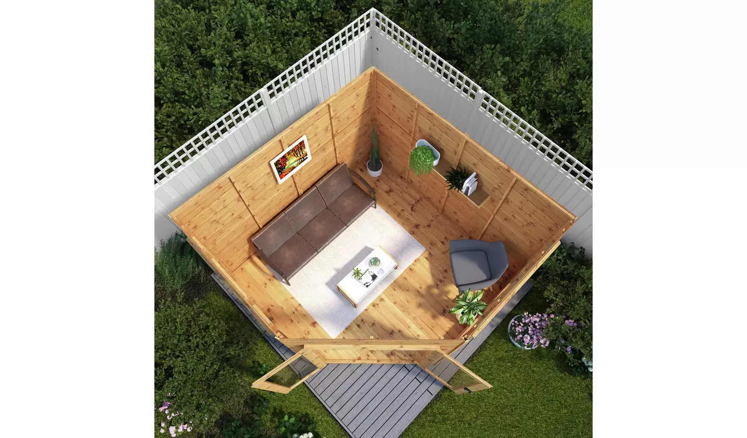 Mercia Premium Corner Summerhouse - 9x9