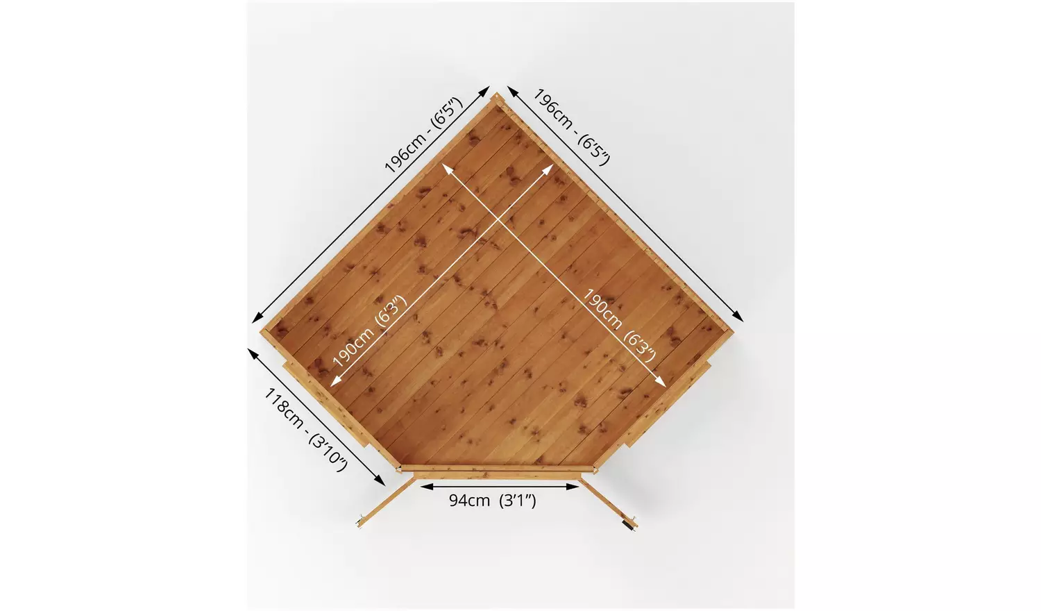 Mercia Corner Summerhouse - 7 x 7ft