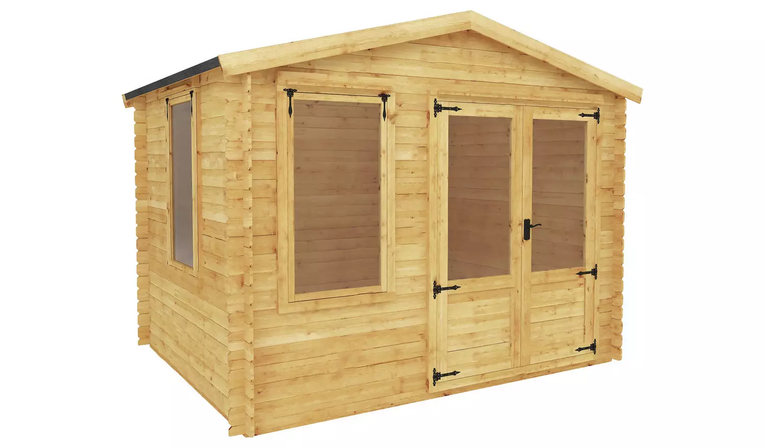 Mercia 3.3m x 2.6m Garden Log Cabin