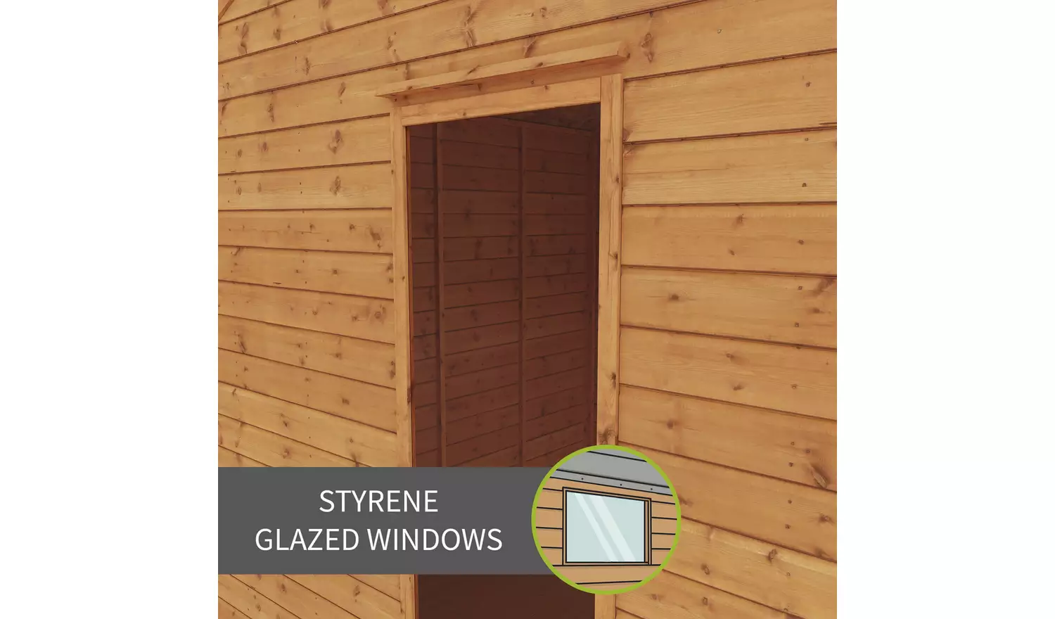 Mercia Corner Summerhouse with Shed - 7 x 7ft