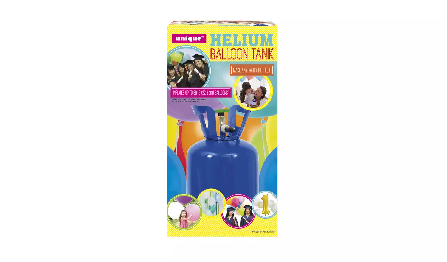 Unique Party Helium Canister For Thirty 9 Inch Balloons