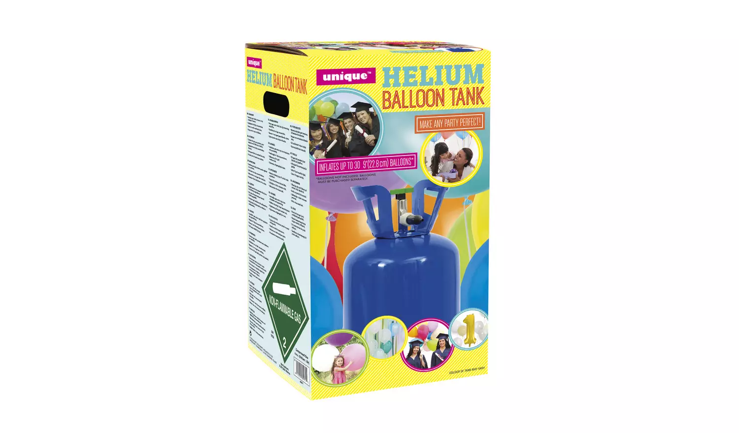 Unique Party Helium Canister For Thirty 9 Inch Balloons