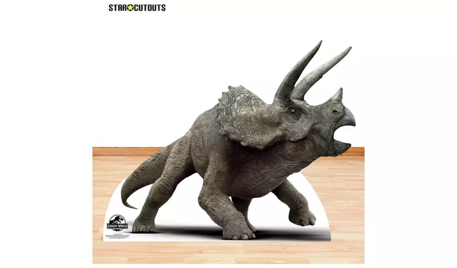 Star Cutouts Jurassic World Triceratops Cardboard Cutout
