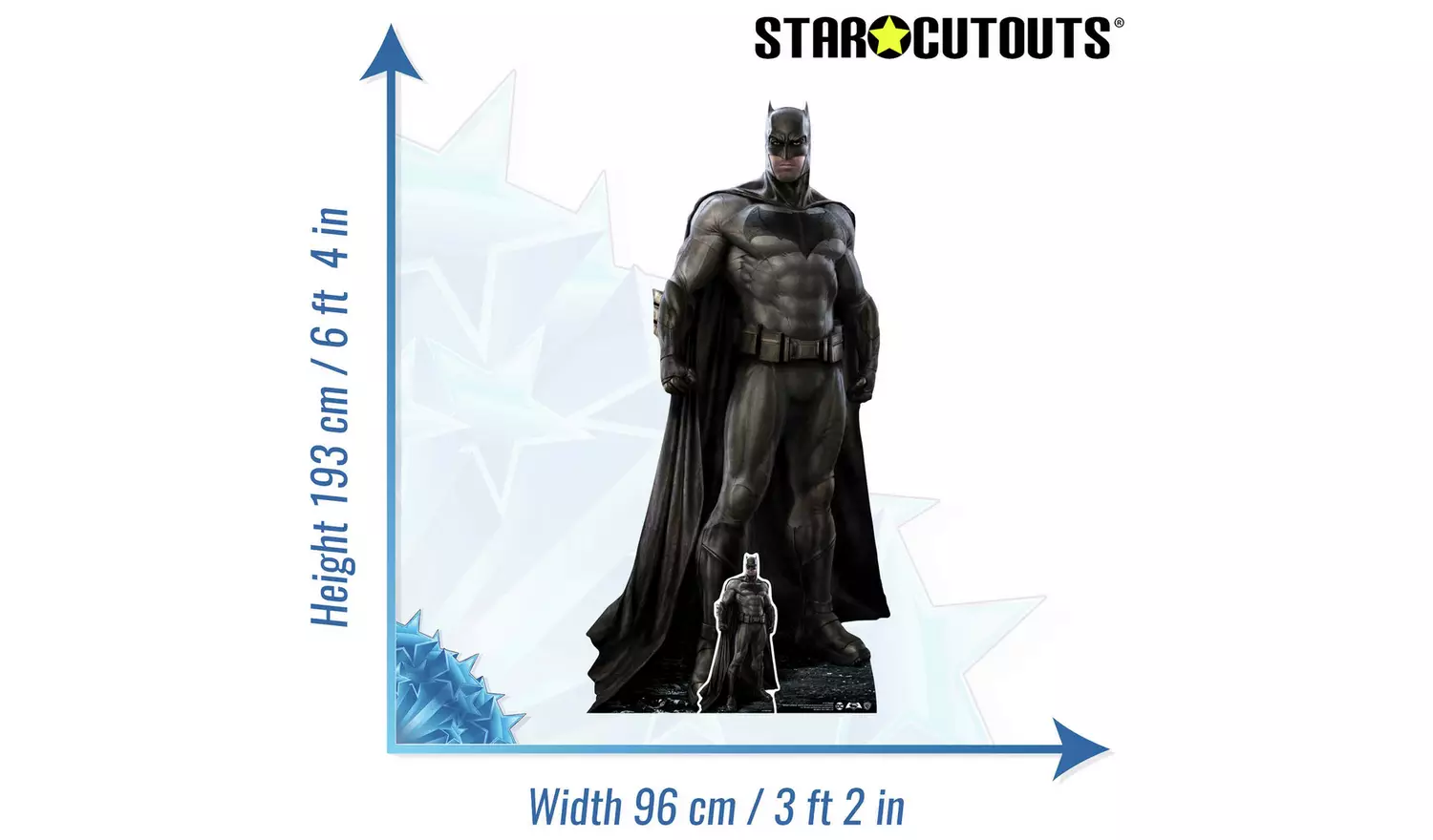Star Cutouts Batman DC Comics Ben Affleck Cardboard Cutout