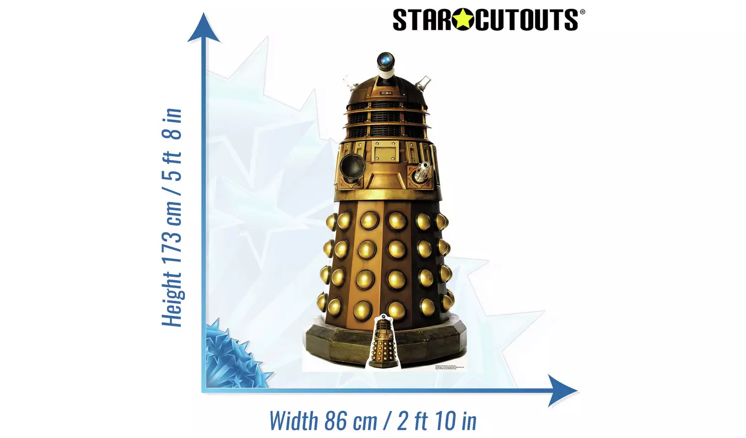Star Cutouts Doctor Who Dalek Cardboard Cutout