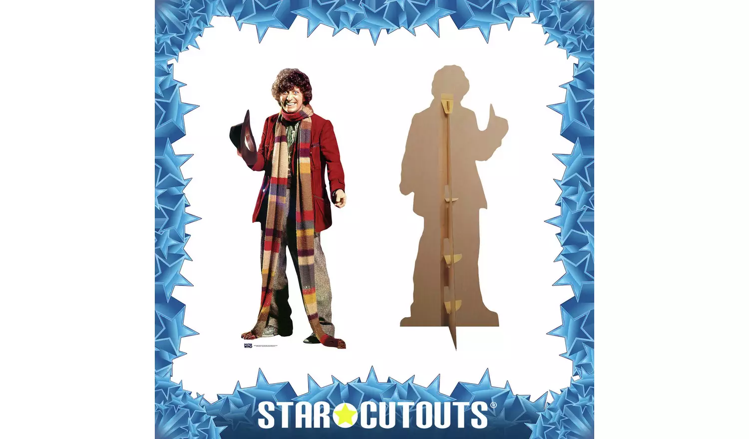 Star Cutouts Doctor Who Tom Baker Cardboard Cutout