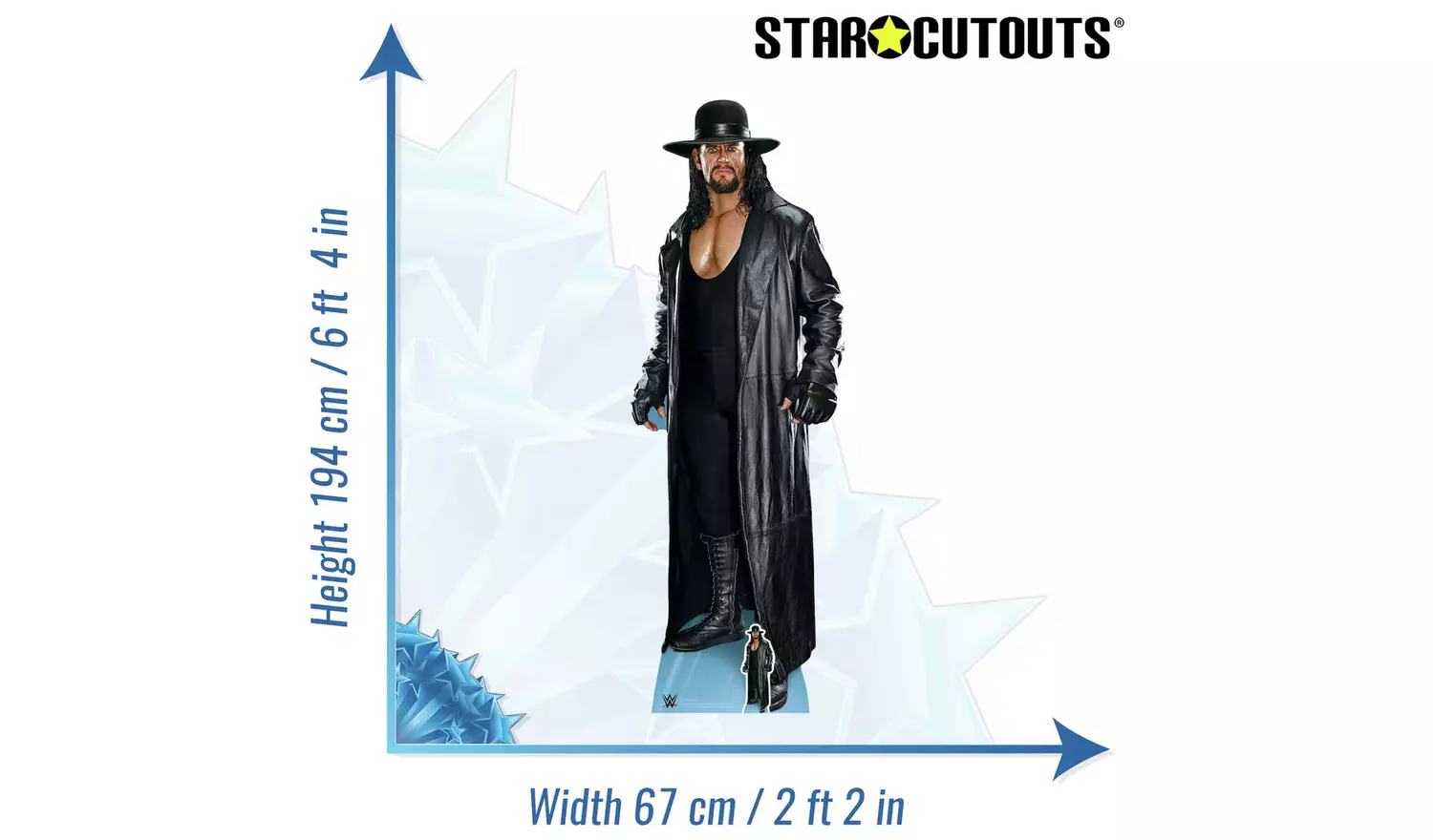 Star Cutouts WWE The Undertaker Cardboard Cutout