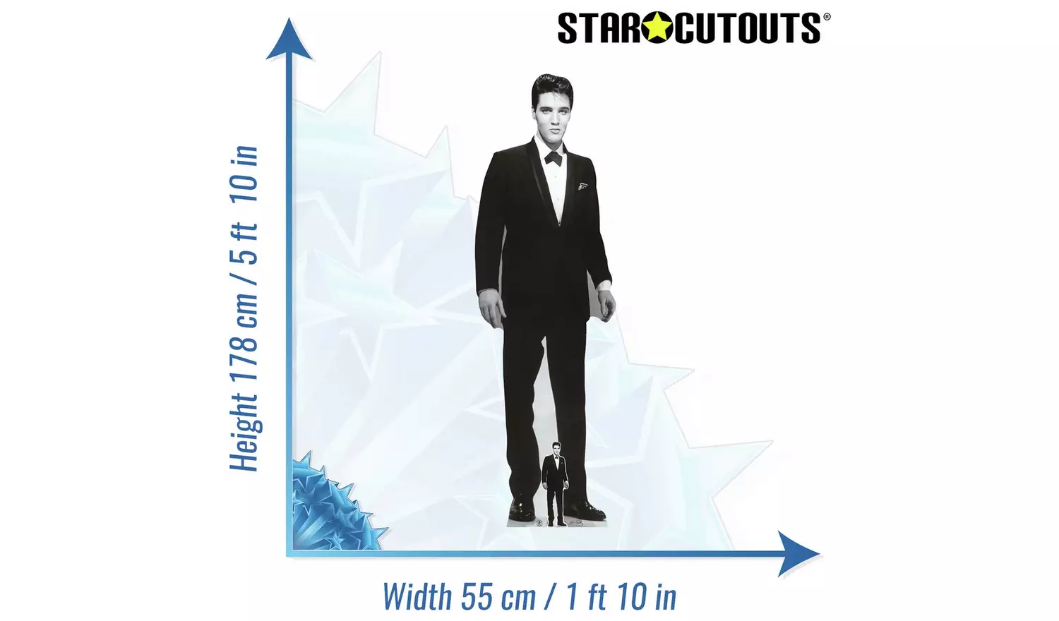 Star Cutouts Elvis Presley Tuxedo Cardboard Cutout