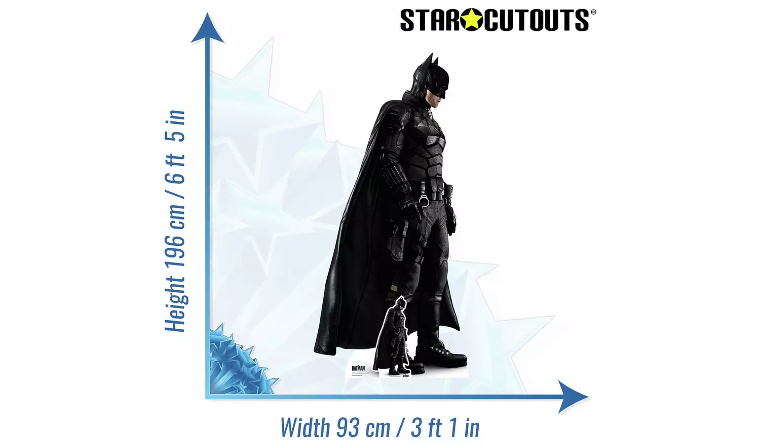 Star Cutouts Batman Robert Pattinson Cardboard Cutout