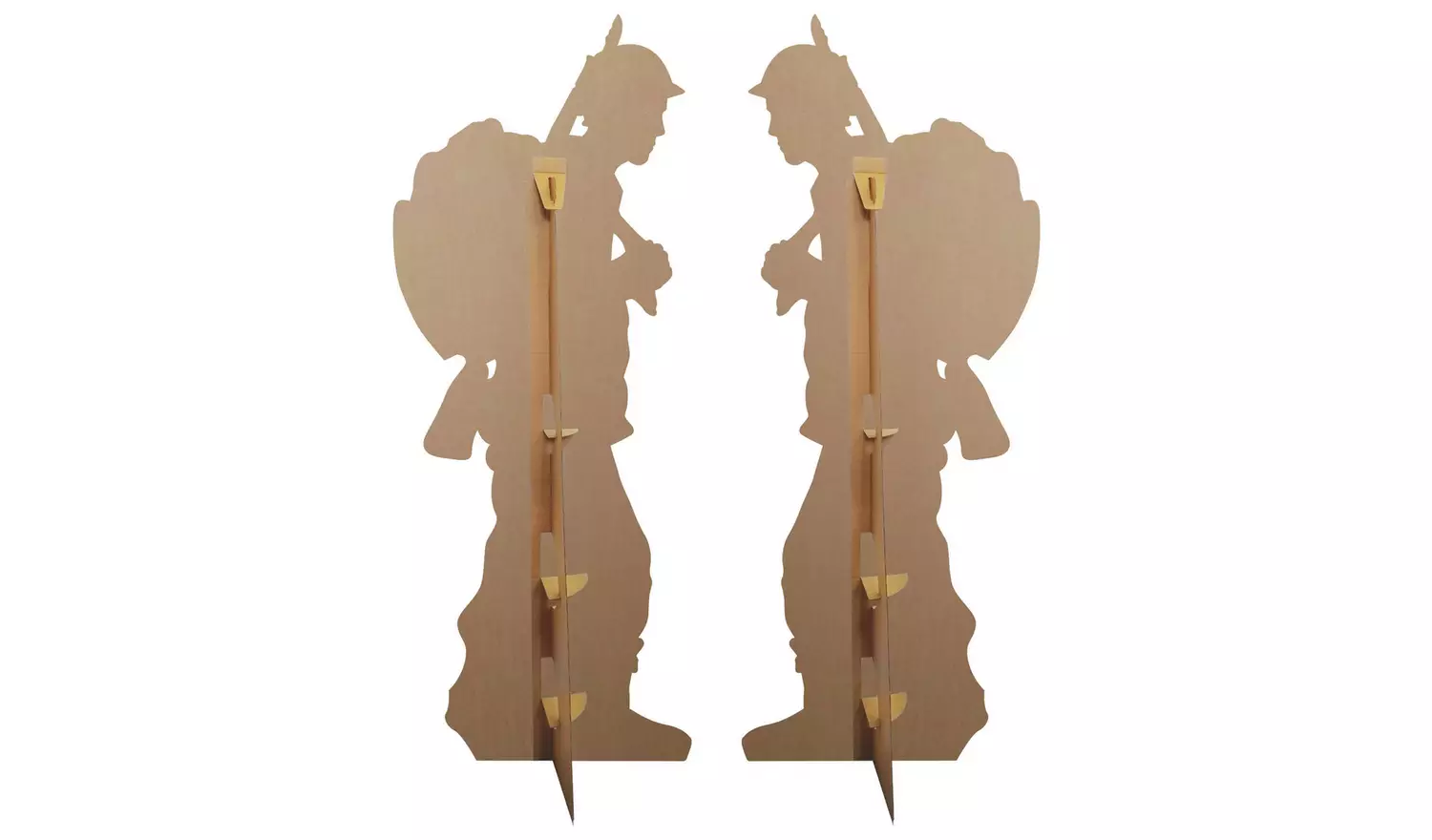 Star Cutouts Solider Silhouette Double Pack Cardboard Cutout