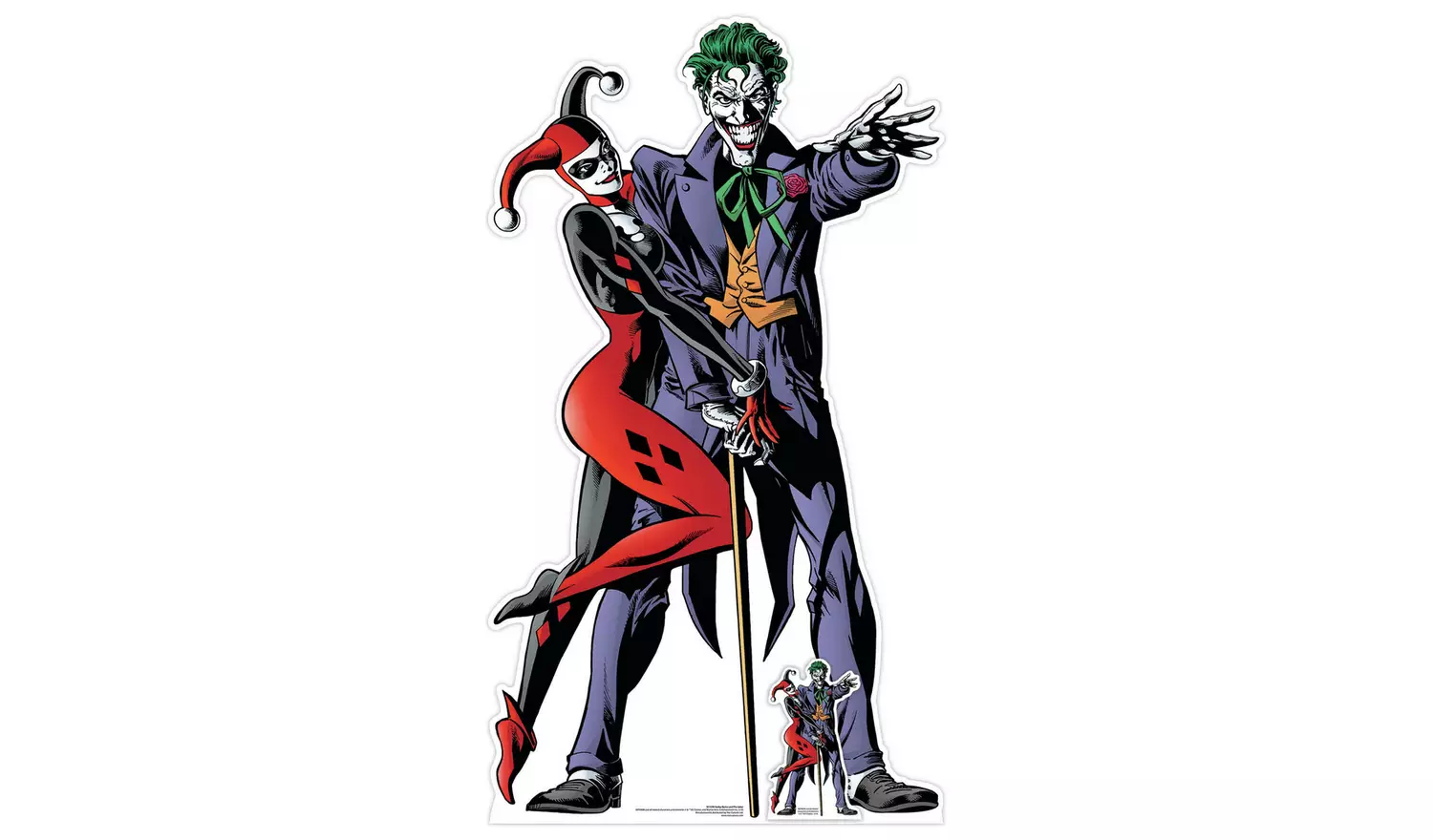 Star Cutouts Harley Quinn And Joker Cardboard Cutout