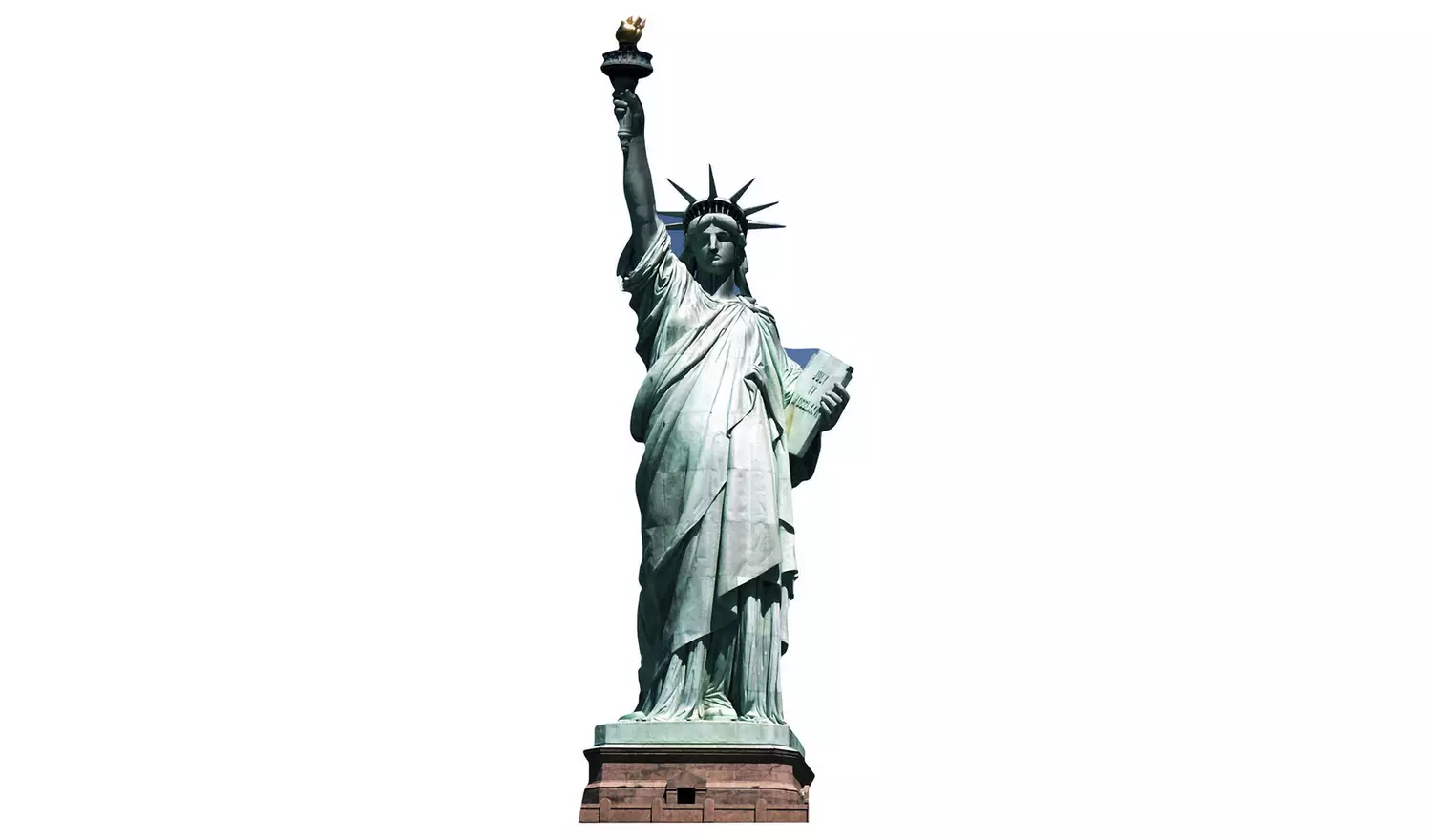 Star Cutouts Statue Of Liberty Cardboard Cutout