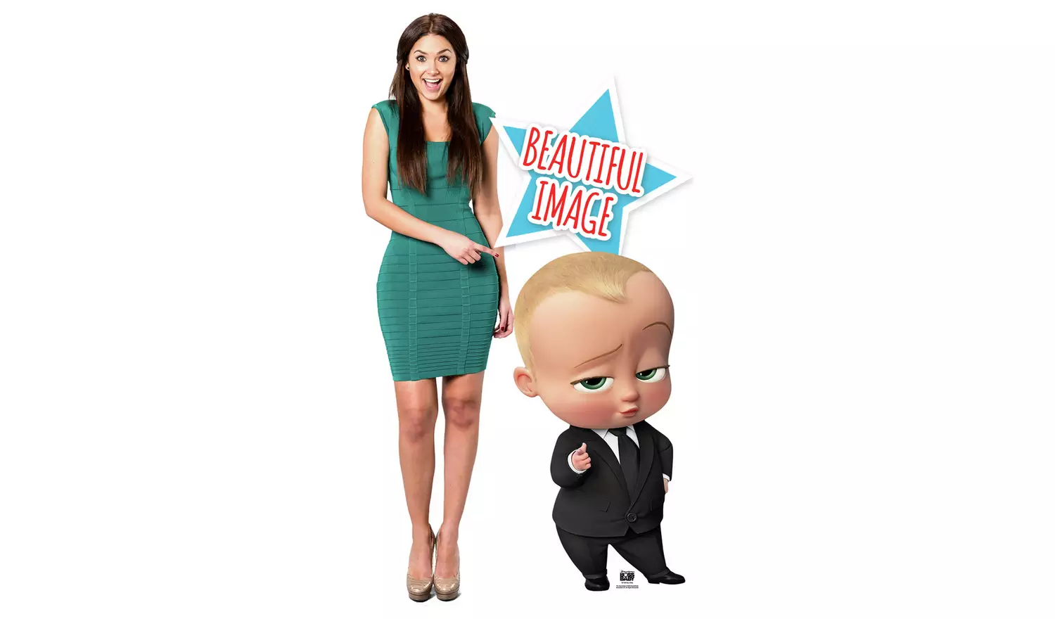 Star Cutouts Boss Baby Cardboard Cutout