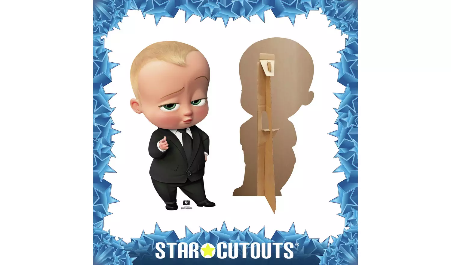Star Cutouts Boss Baby Cardboard Cutout