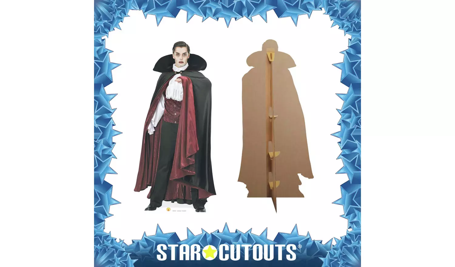 Star Cutouts Vampire Cardboard Cutout