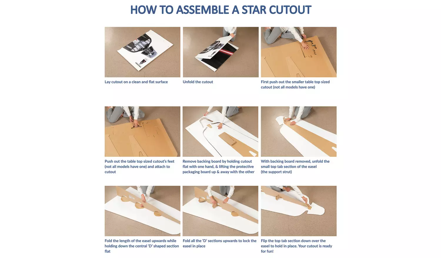 Star Cutouts Vampire Cardboard Cutout