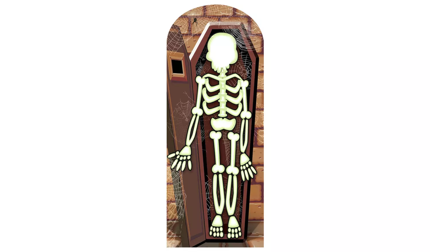 Star Cutouts Skeleton Stand In Cardboard Cutout