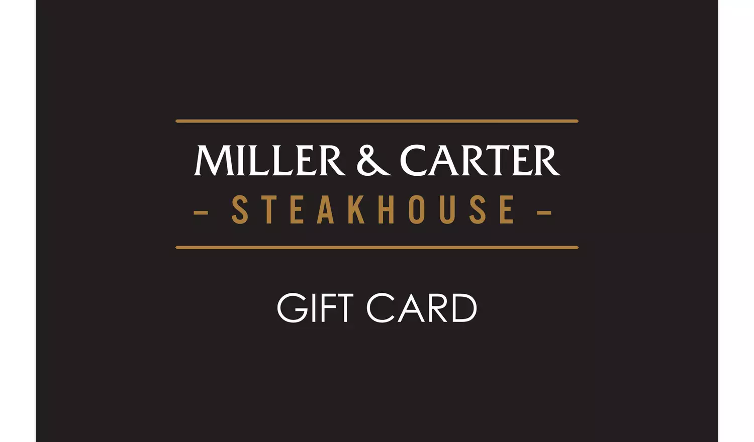 Miller & Carter 50 GBP Gift Card