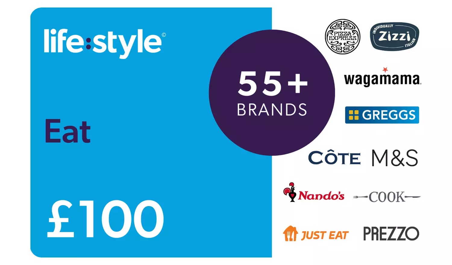 Lifestyle Eat 100 GBP Gift Card