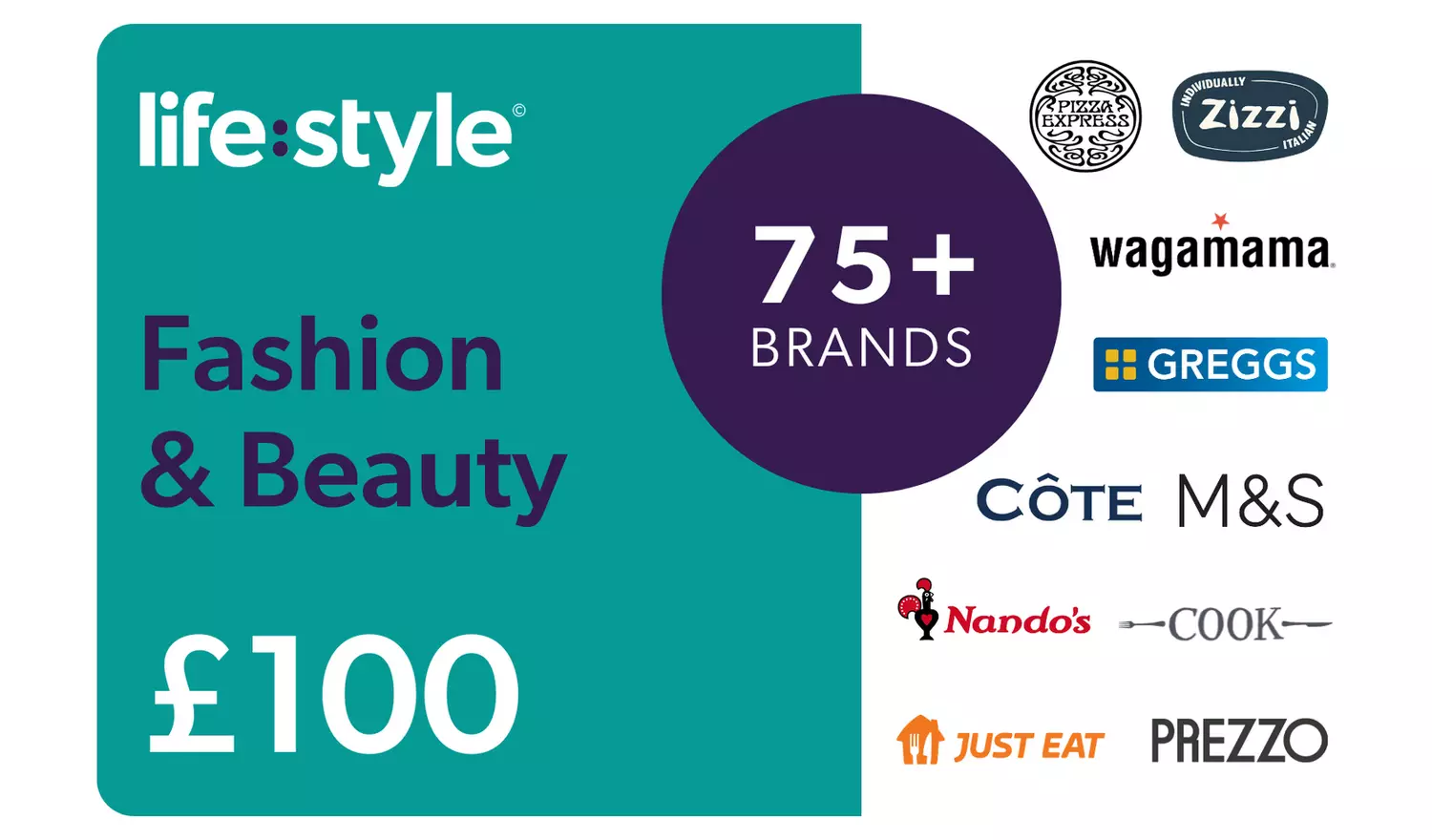 Lifestyle Fashion 100 GBP Gift Card