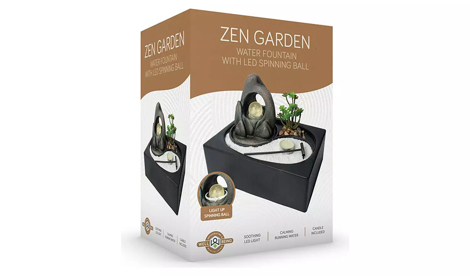 Menkind Zen Garden Water Fountain