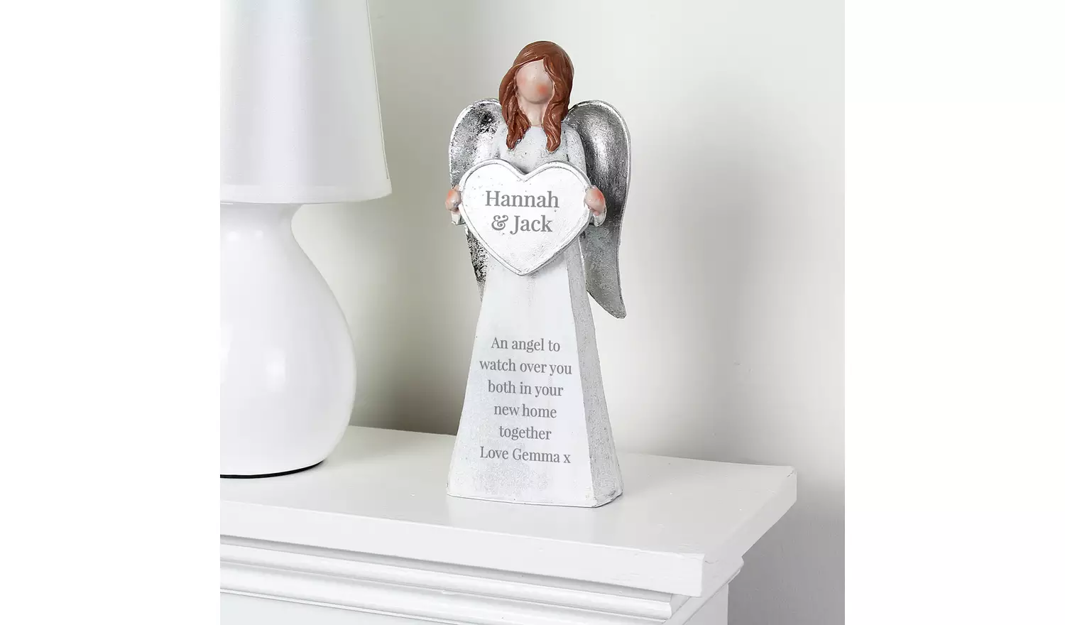 Personalised Message Angel Ornament