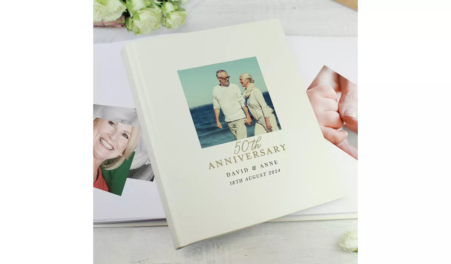 Personalised Message 50th Anniversary Photo Album