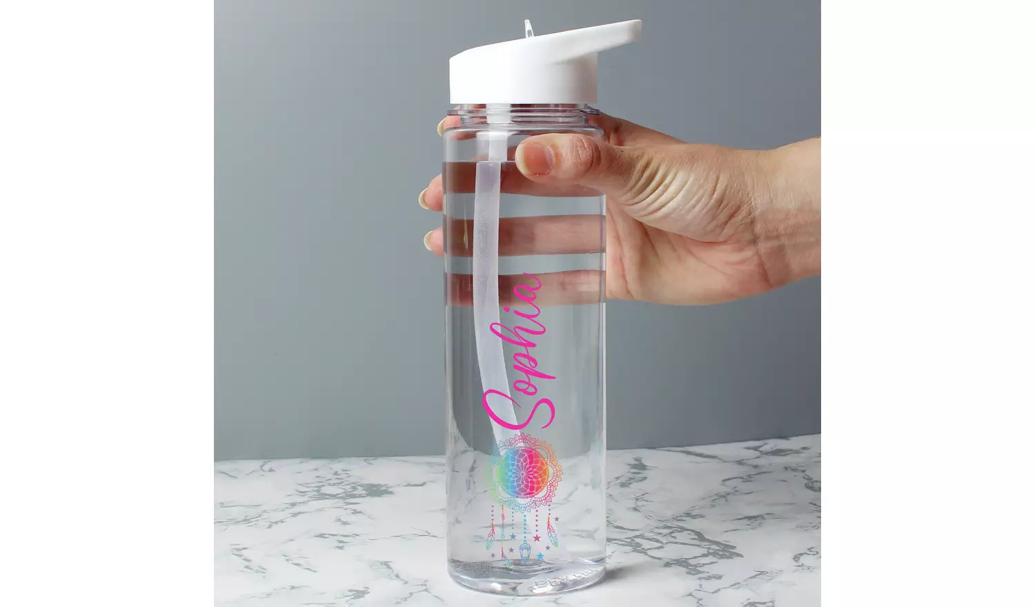 Personalised Message Dream Catcher Water Bottle - 750ml