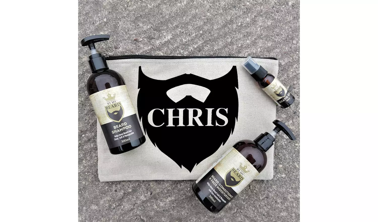 Personalised Message Name Only Beard Kit