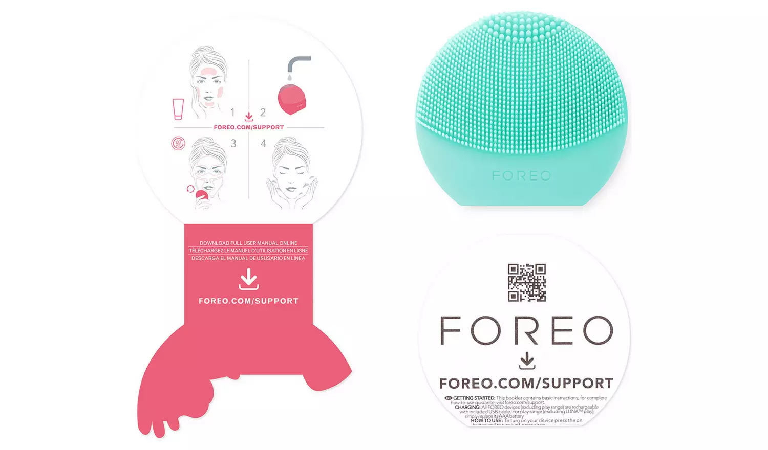 Foreo Luna Play Plus 2 Facial Massager - Minty Cool