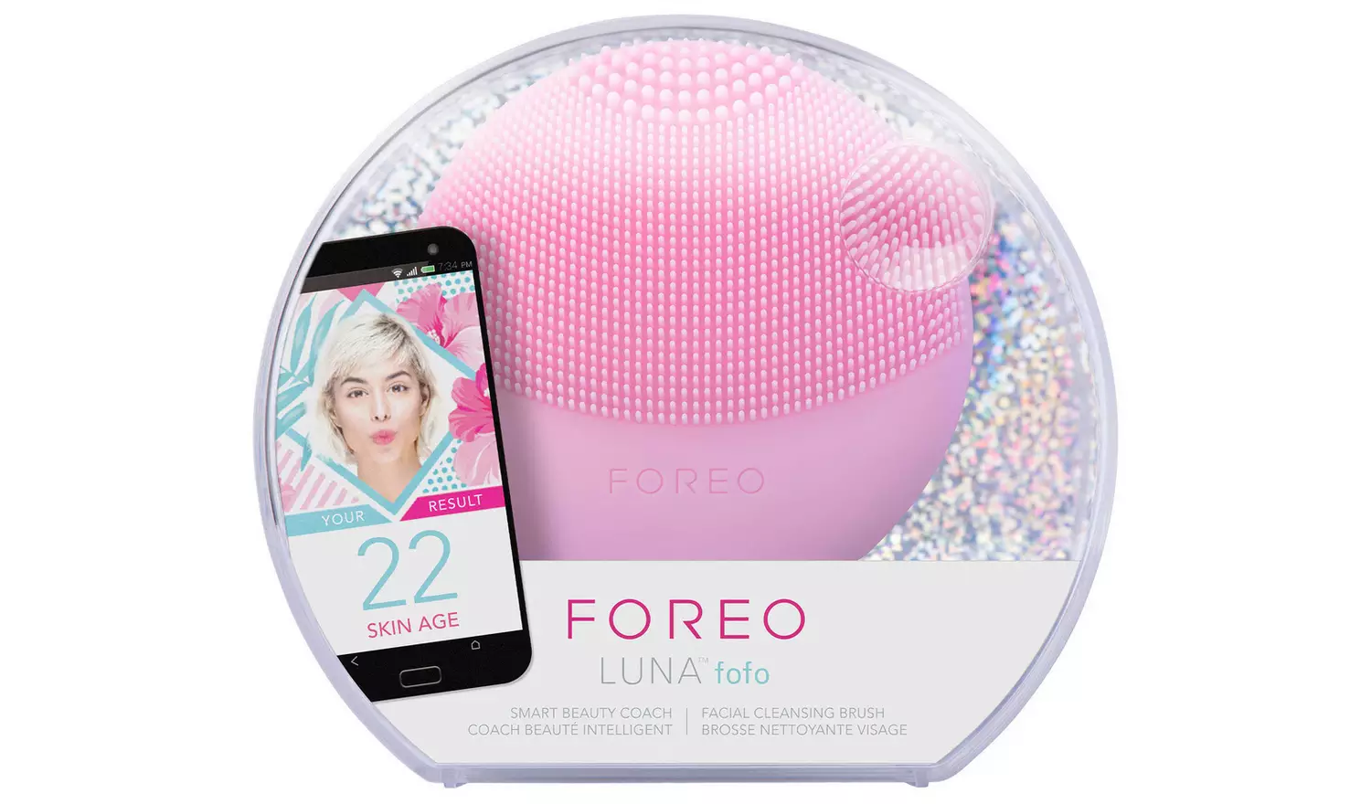 Foreo Luna FOFO Facial Cleansing Brush - Pearl Pink
