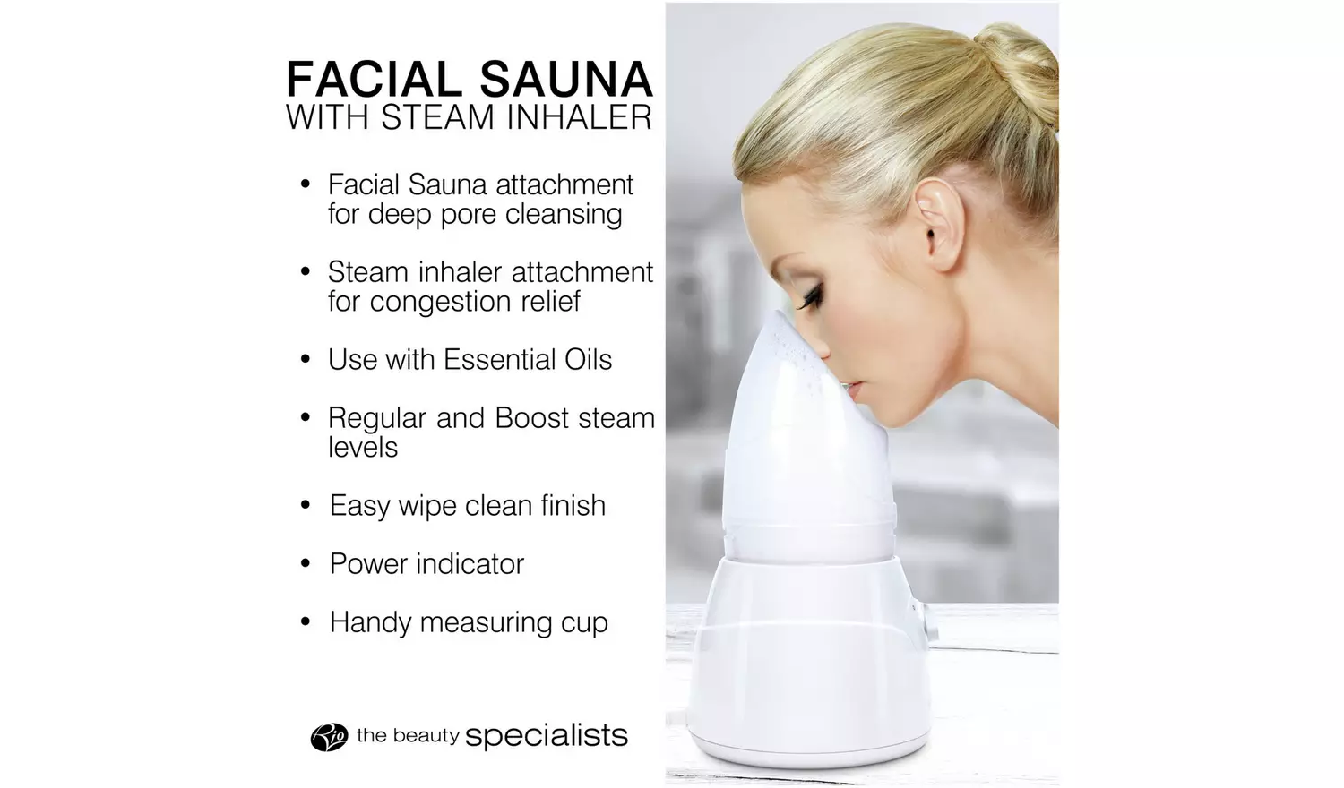 Rio Facial Sauna & Steamer with Steam Inhaler