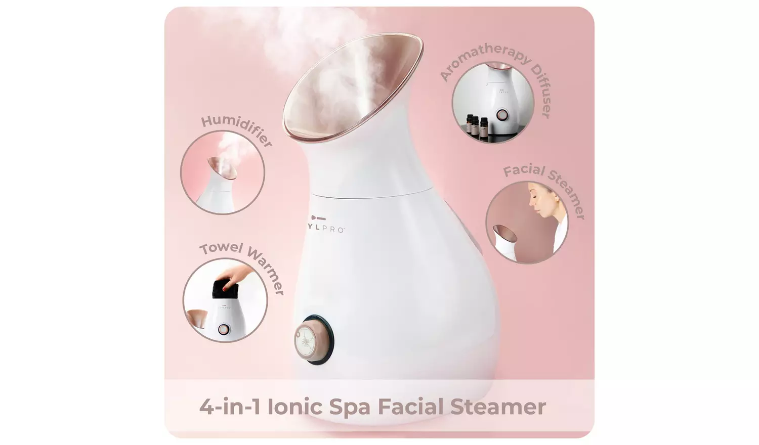 STYLPRO 4-in-1 Facial Steamer