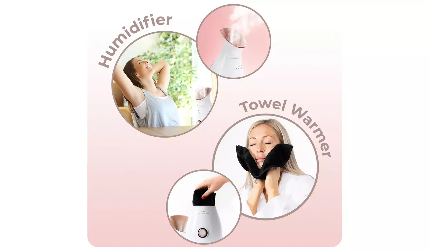 STYLPRO 4-in-1 Facial Steamer