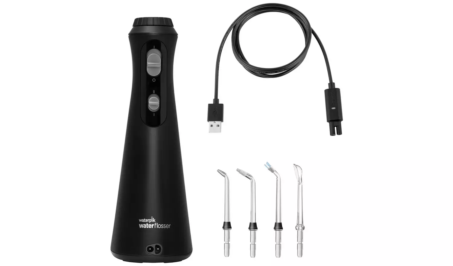 Waterpik Cordless Plus Rechargeable Water Flosser - Black