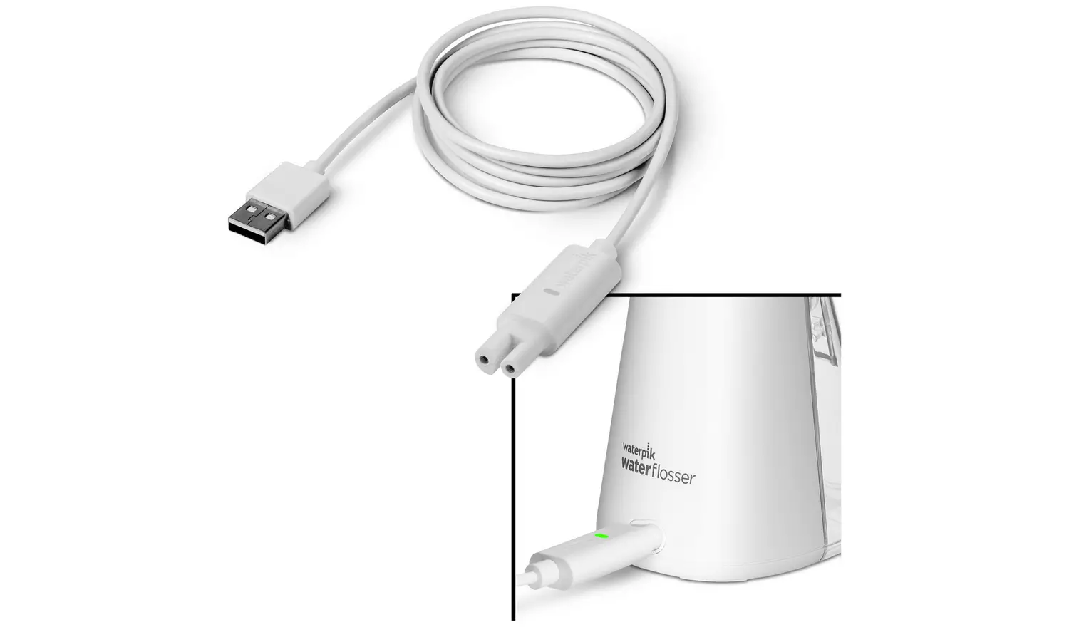 Waterpik Cordless Plus Rechargeable Water Flosser - White