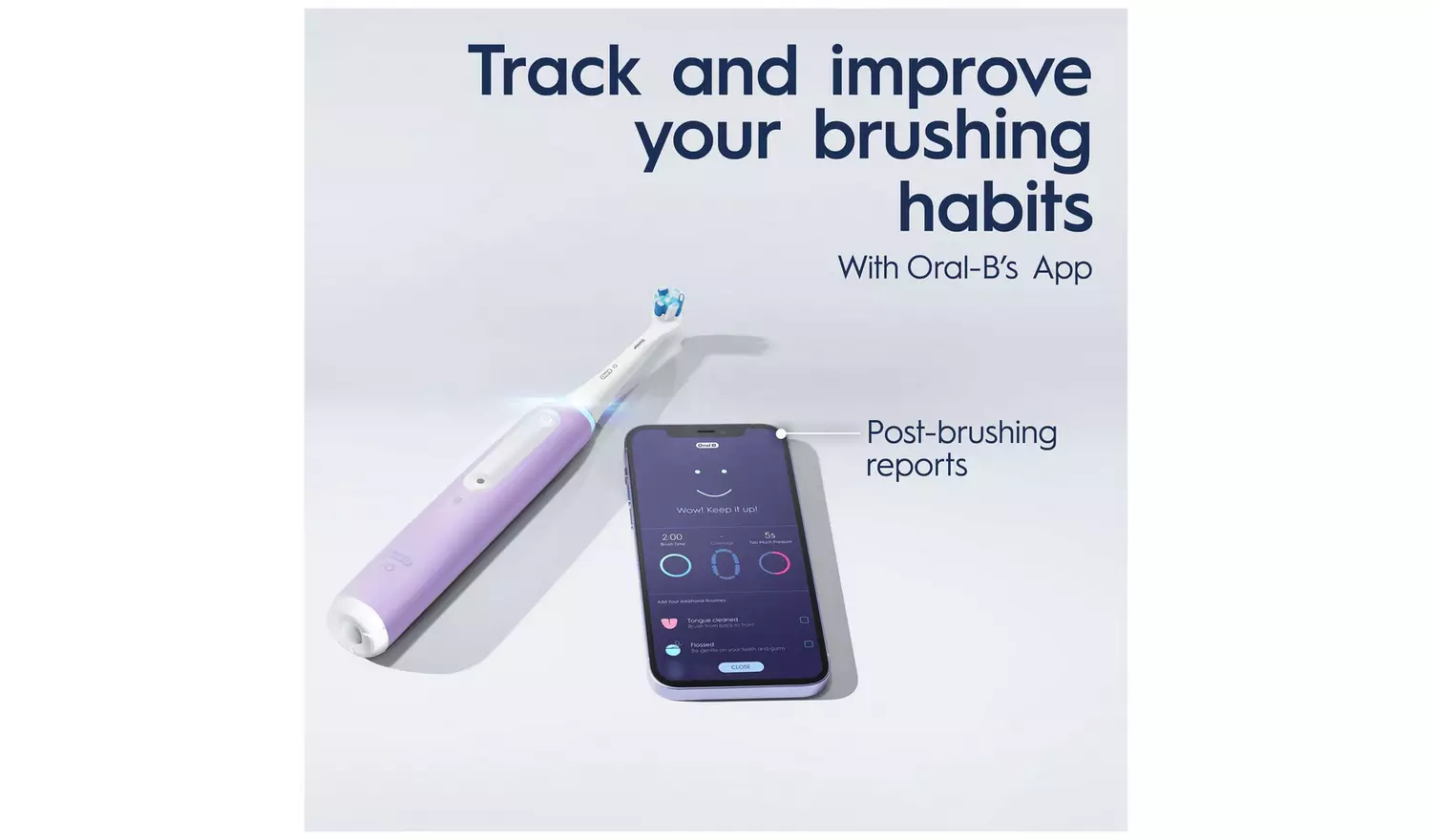 Oral-B iO 4 Electric Toothbrush - Purple