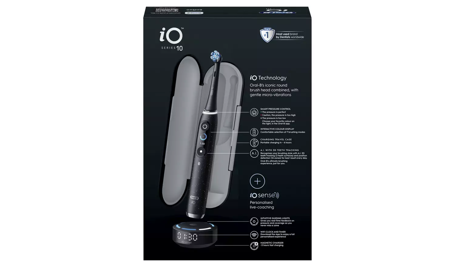 Oral-B iO 10 Electric Toothbrush - Black