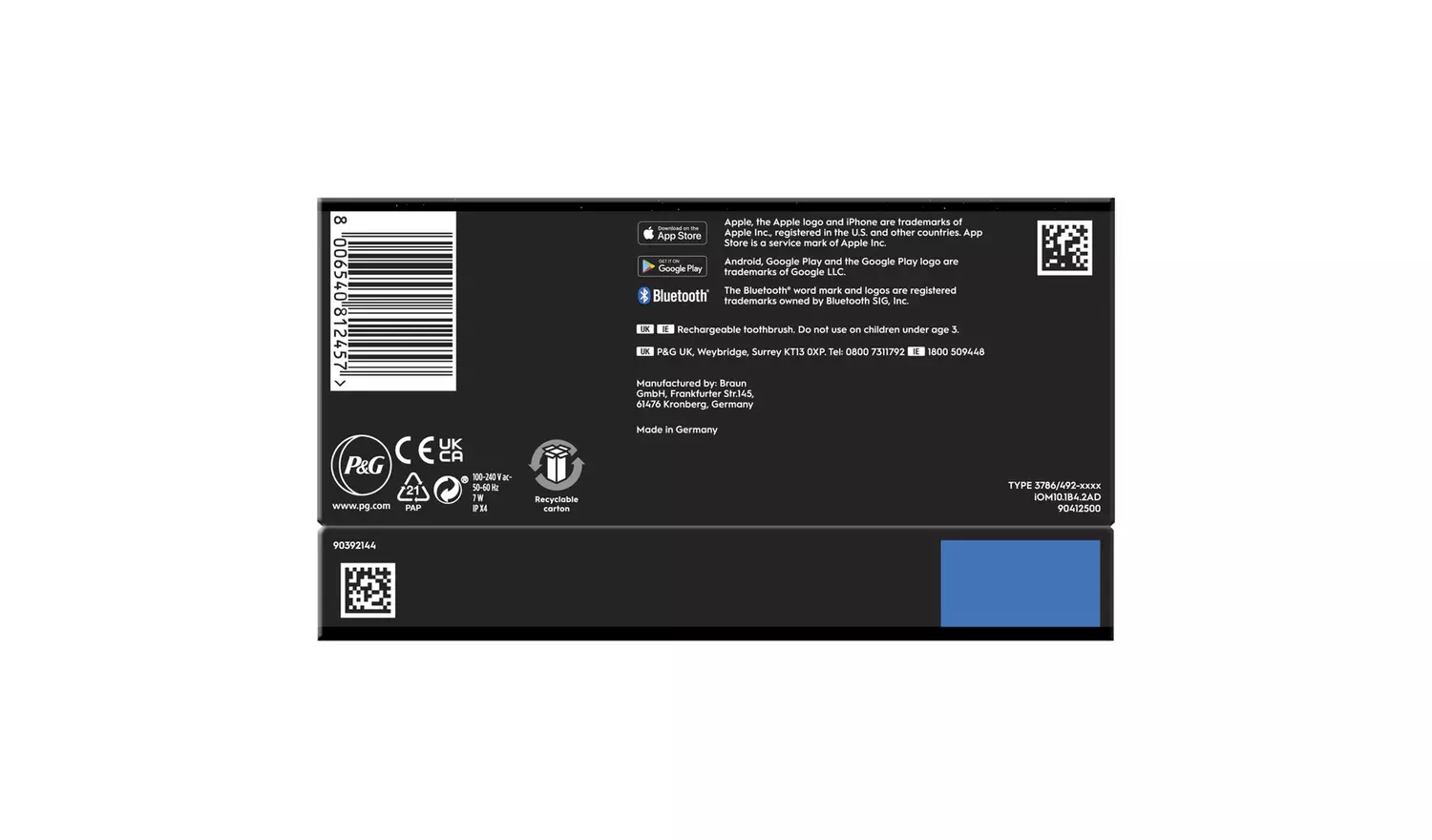 Oral-B iO 10 Electric Toothbrush - Black